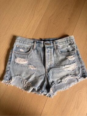 Aeropostale Light Wash Denim Shorts